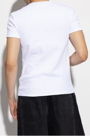 Off-White Ribbed T-shirt