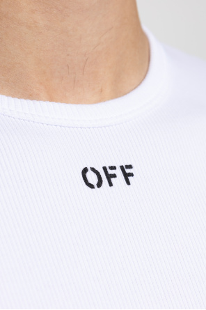 Off-White Ribbed T-shirt