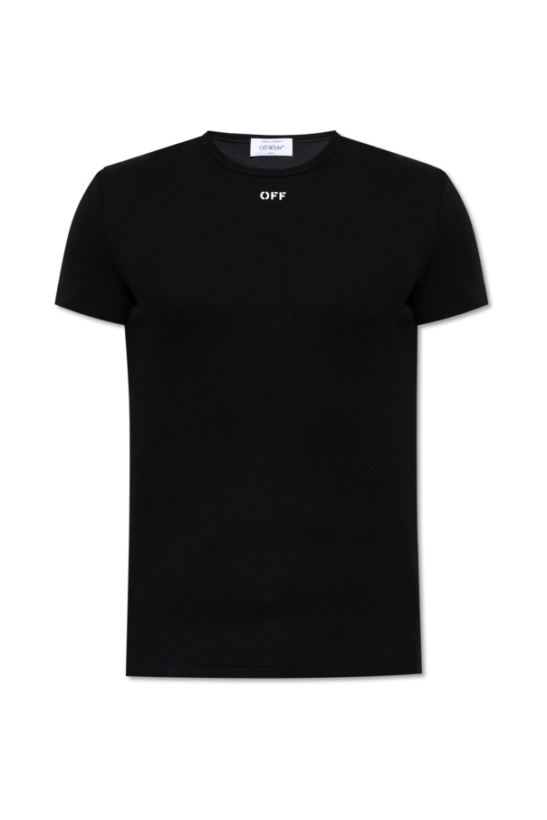 Off-White Ribbed T-Shirt