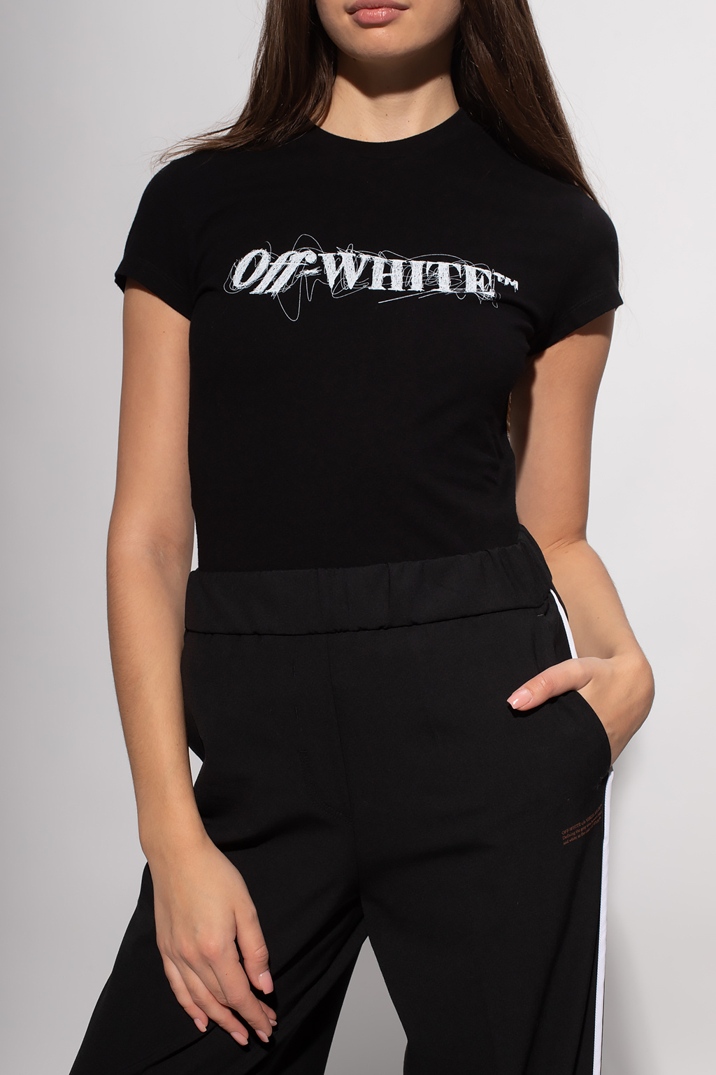 Off-White T-shirt with logo