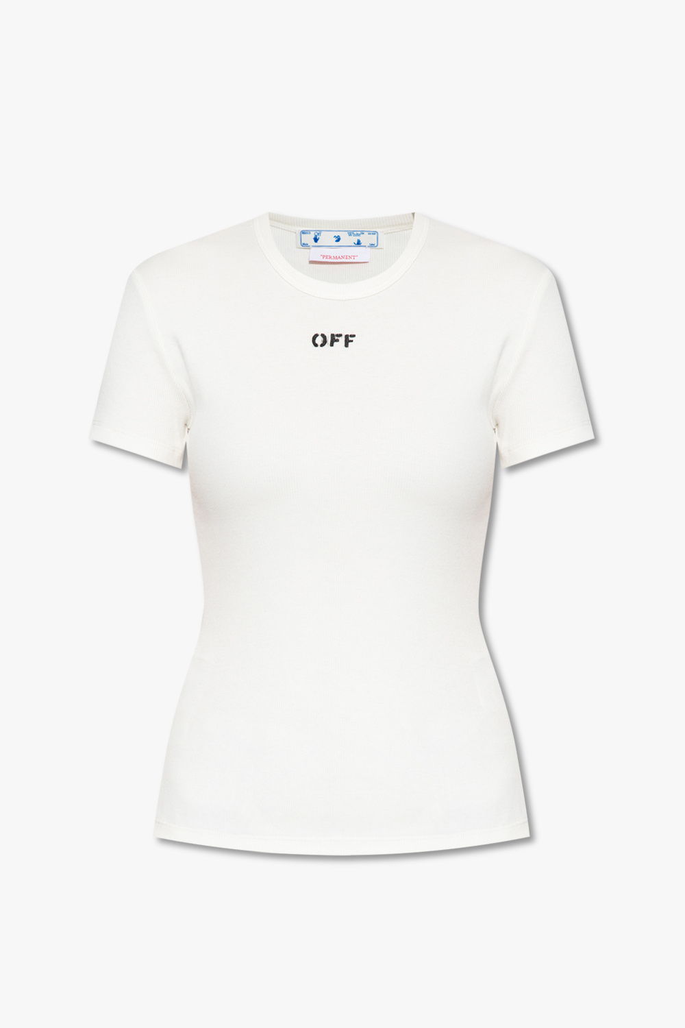 Off-White Ribbed T-shirt