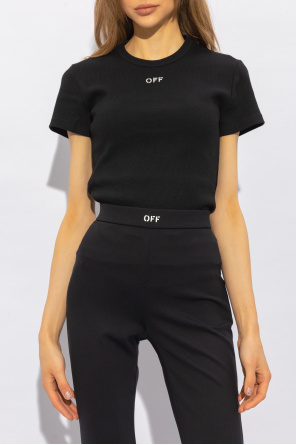 Off-White Ribbed top