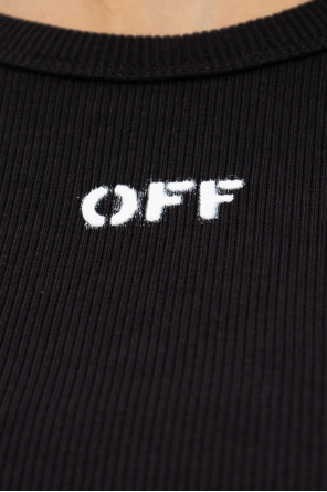 Off-White Krótki t-shirt z logo