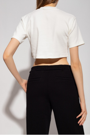 Off-White Cropped T-shirt