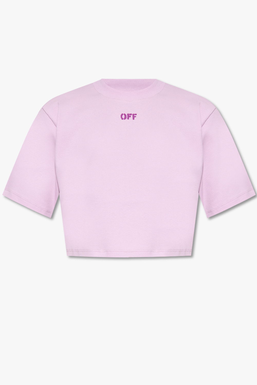 Off-White Ribbed crop top