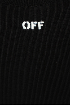 Off-White Krótki t-shirt z logo