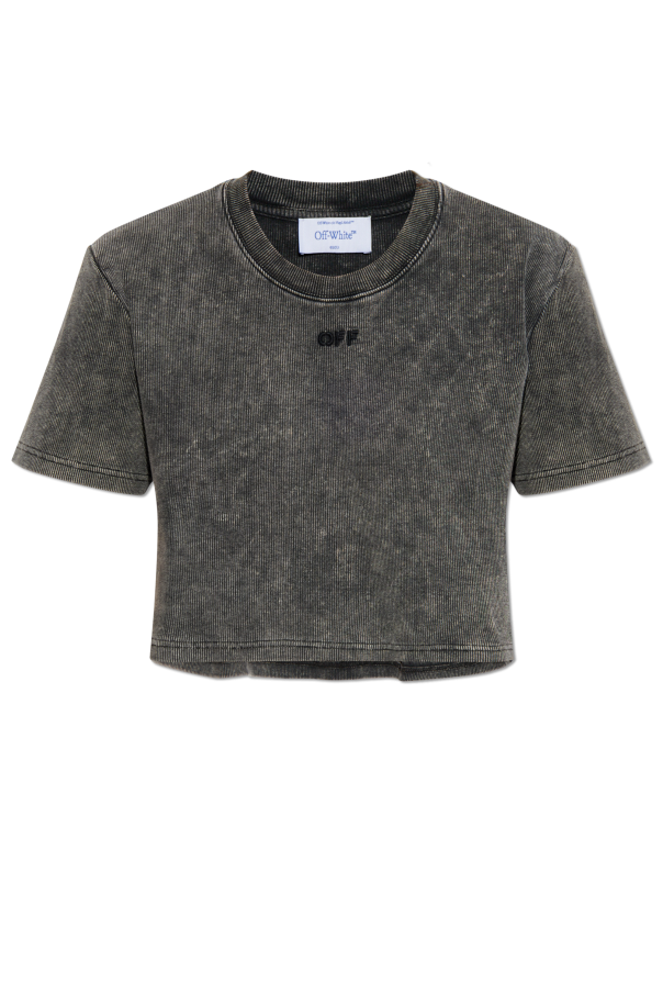 Short ribbed t-shirt od Off-White