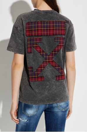 Off-White T-Shirt mit Logo