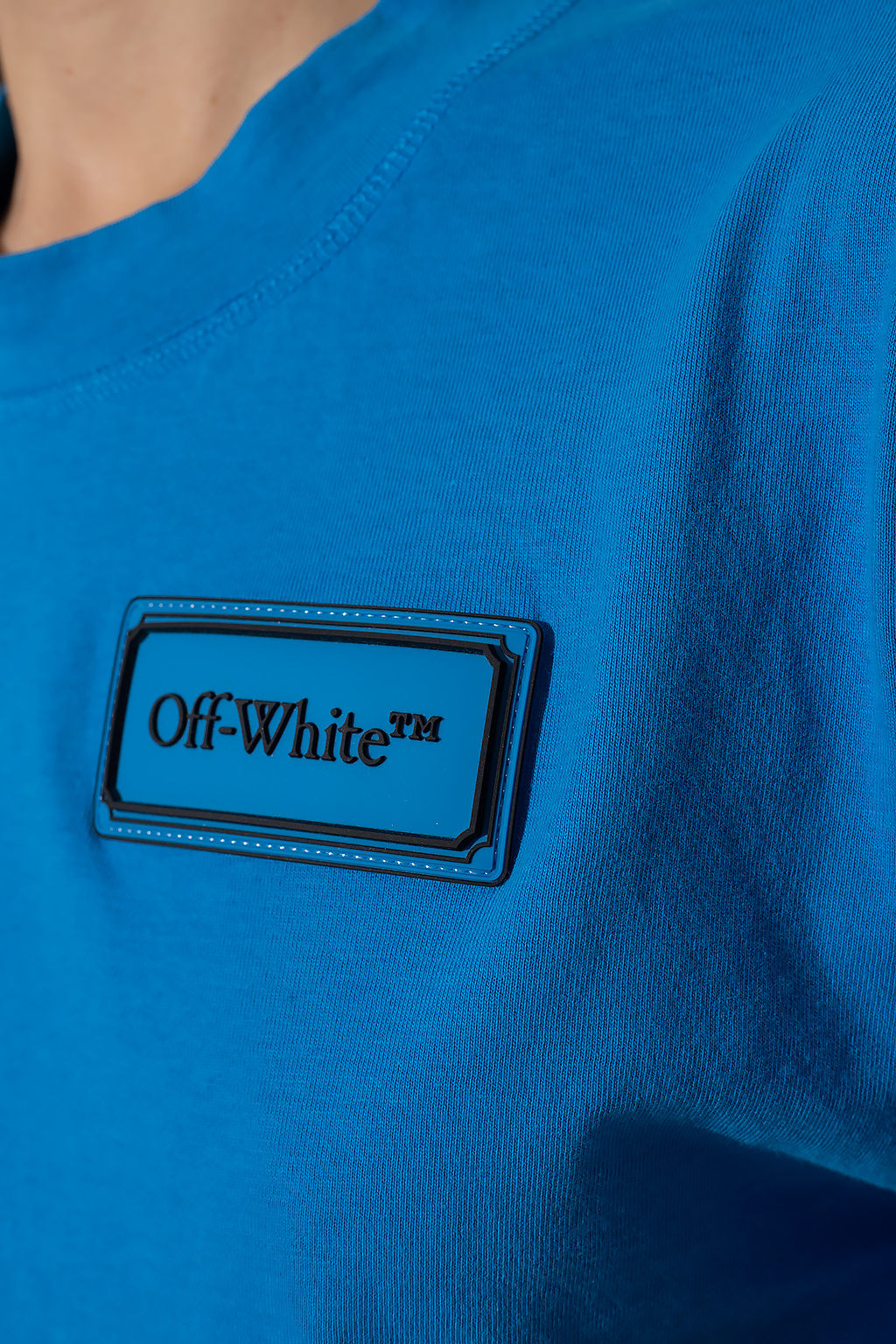 Off-White Santa Cruz T-shirt Club med batikfarvet hånd i hvid Kun hos ASOS