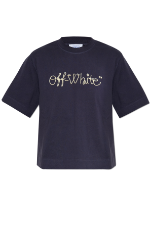 Short T-shirt with logo