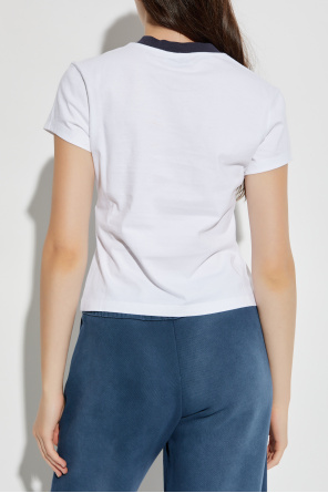 Off-White T-Shirt mit Logo