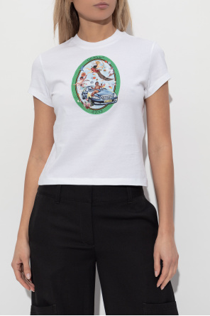 Off-White T-Shirt mit Logo