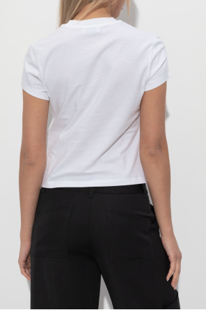 Off-White T-Shirt mit Logo