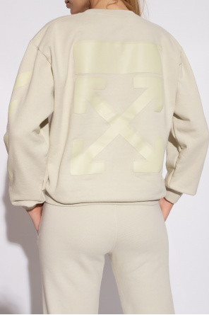 Off-White Bershka Hoodie avec imprimé graphique sur le devant et dans le dos Rose