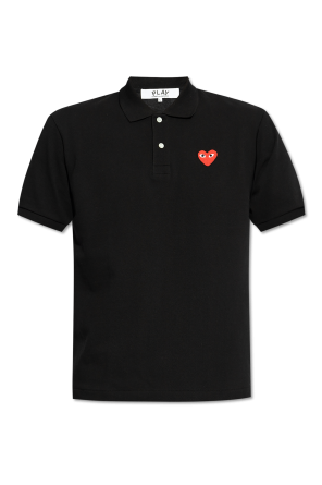 Polo with a heart motif