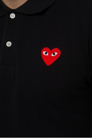 Comme des Garçons Play polo SUPERSTATE with a heart motif