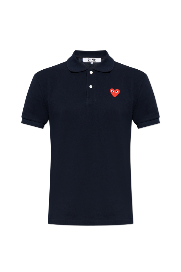 Comme des Garçons Play Polo shirt with logo patch