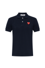 Jeans Couture logo-zip polo shirt