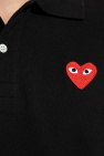 Comme des Garcons Play Heart motif polo shirt