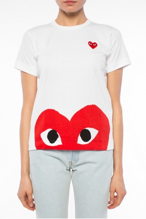 Comme des Garçons Play Heart motif T-shirt