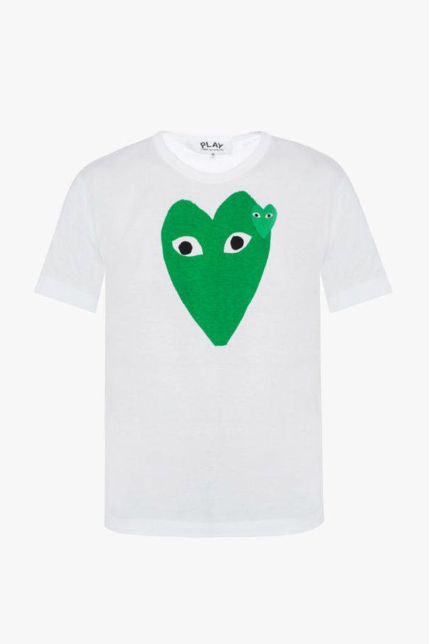Comme des Garçons Play Printed heart motif T-shirt