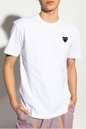 Mens Mango White Polo Shirt t-shirt with Eminem print in black