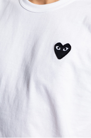 Comme des Garçons Play T-shirt z aplikacją