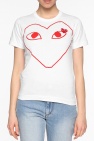 Comme des Garcons Play Printed T-shirt with patch