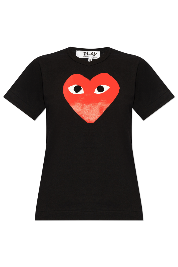 Comme des Garçons Play Heart motif T-shirt
