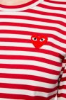 Comme des Garçons Play RED Striped top