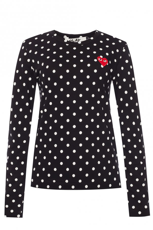 comme des garcons play polka dot