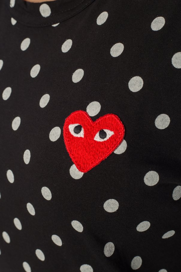 comme des garcons shirt polka dot