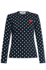 Comme des Garçons Play Polka dot top