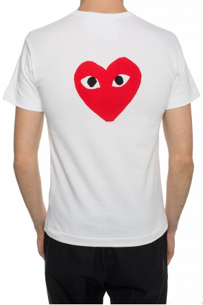 Comme des Garçons Play T-shirt z naszywką z logo