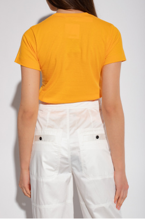 Blanc Zara T-shirts unis T-shirt with patch