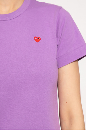 Comme des Garçons Play T-shirt Recycled with patch