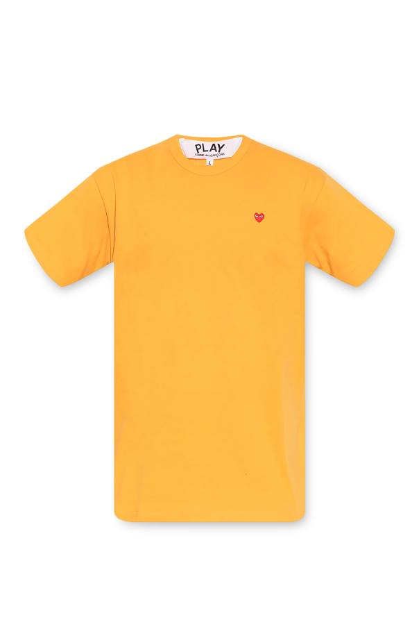 Comme des Garçons Play Nº21 Kids TEEN logo-print round-neck T-shirt Grau