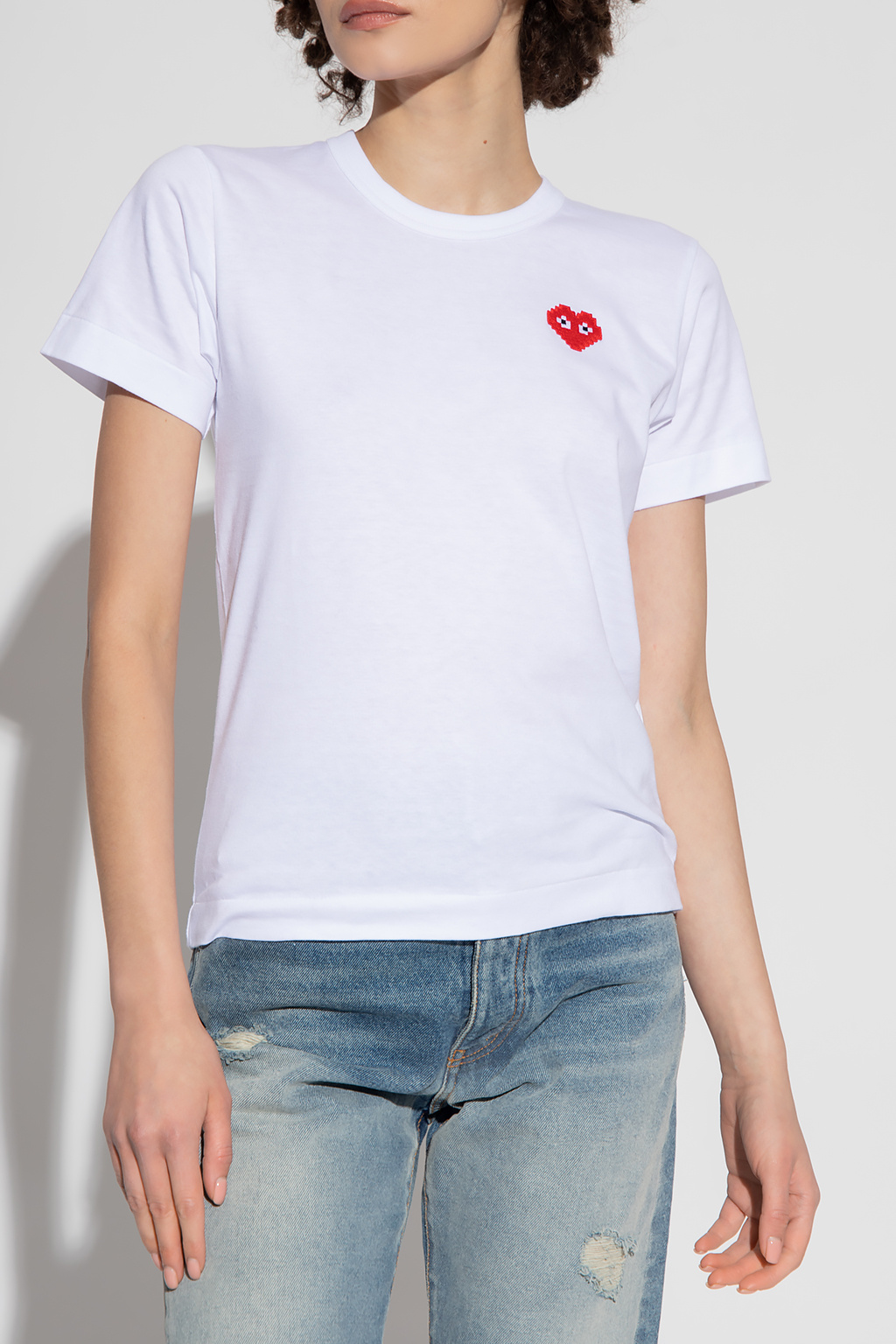 Comme des Garçons Play T-shirt Wood Wood Eden 11912505-2434 LIGHT ROSE