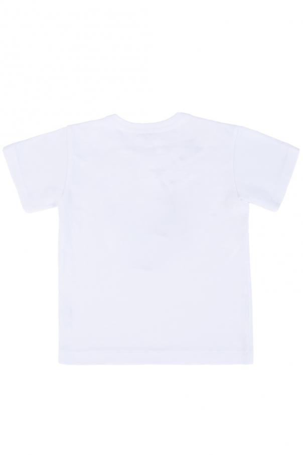 New Balance T-shirt met klein logo in marineblauw Printed T-shirt