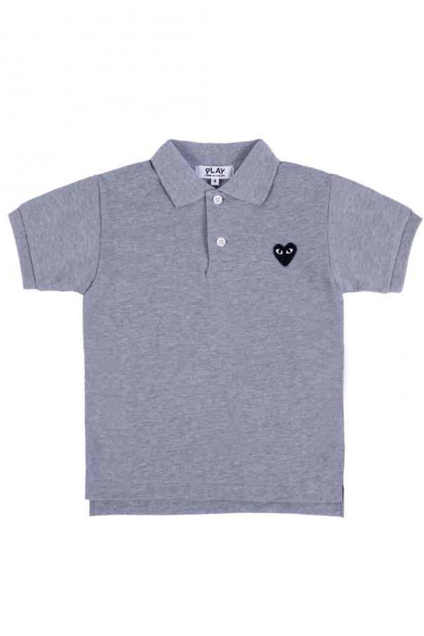 Heart-patched polo od Comme des Garçons Play Kids
