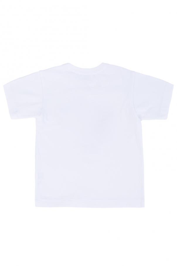 Weekday Alanis T-shirt met ronde hals van organisch katoen in wit Printed T-shirt