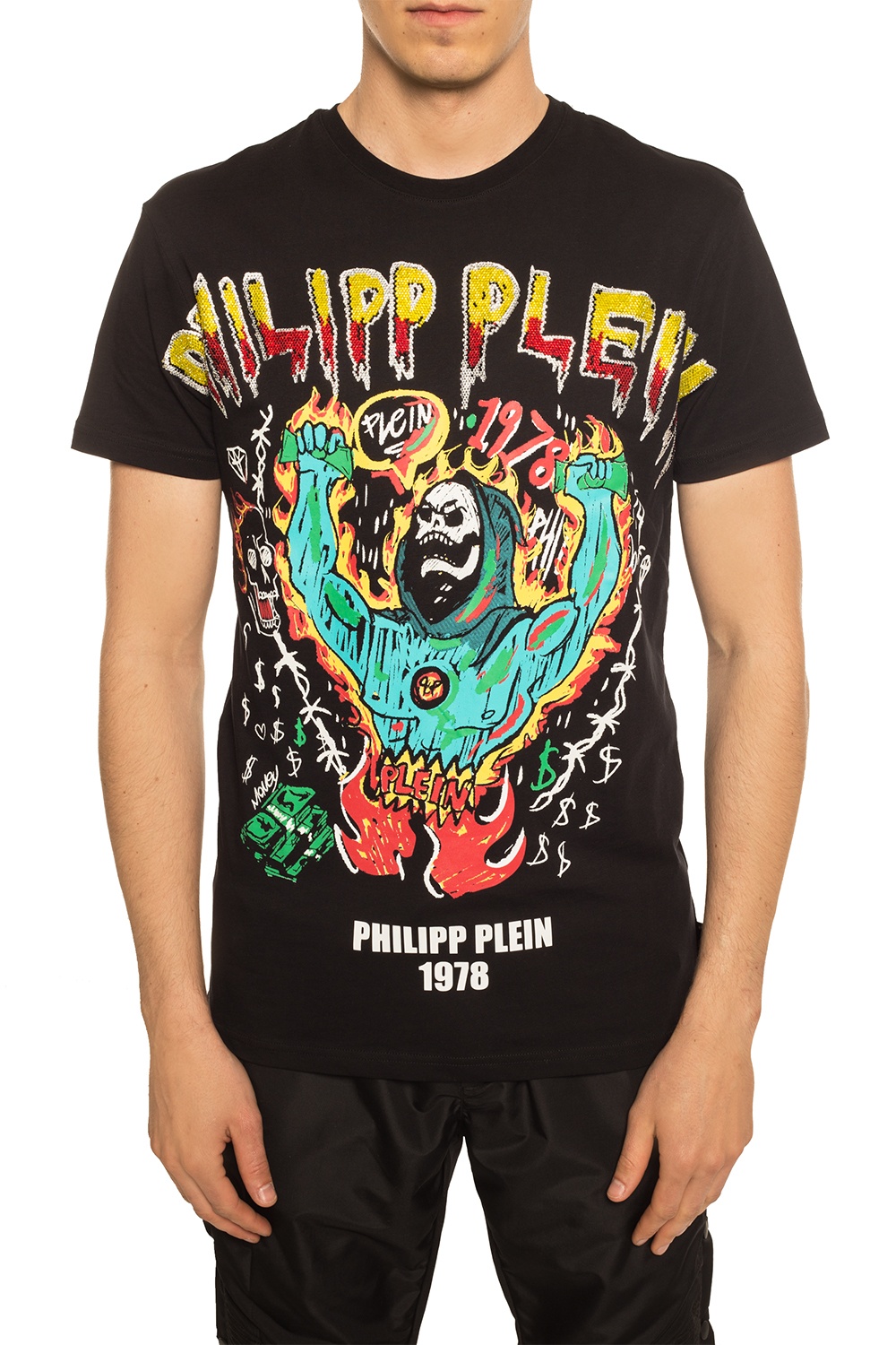 T-shirt z logo Philipp Plein - Vitkac Polska