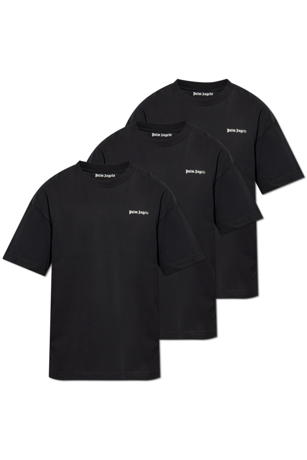 3-pack logo t-shirts od Palm Angels