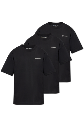 Pack de tres camisetas con logo