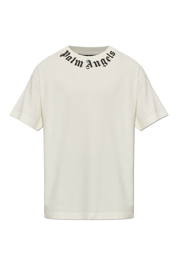 Cotton T-shirt with logo od Palm Angels
