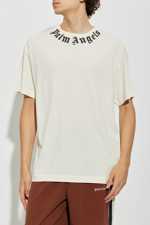 Palm Angels Cotton T-shirt with logo