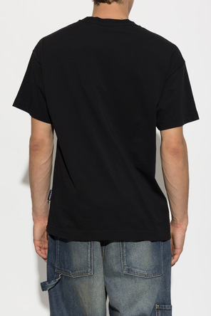 Palm Angels Cotton T-shirt with printed logo
