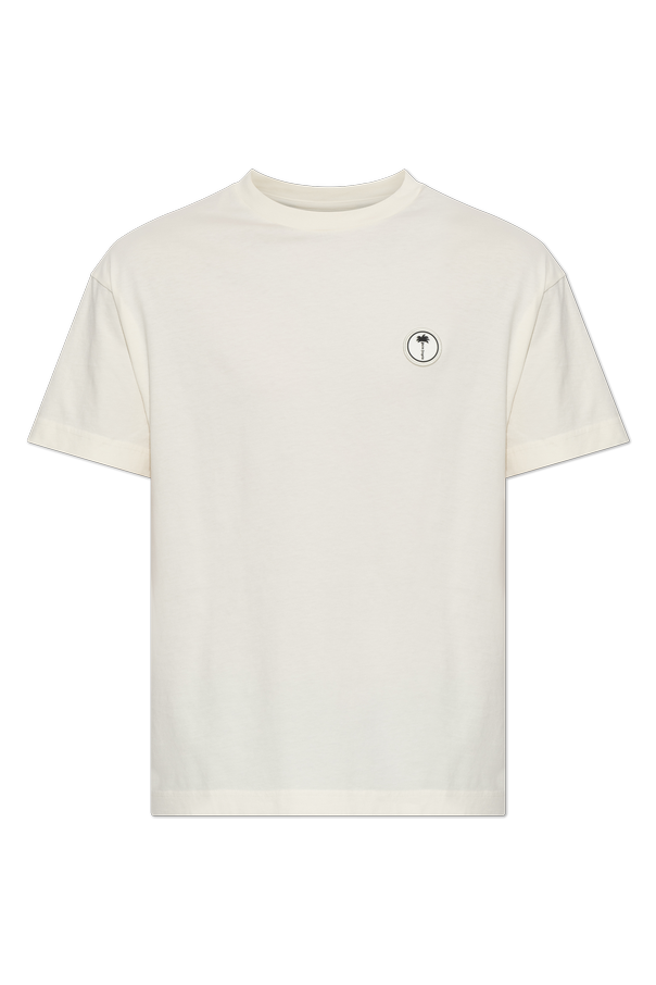 Cotton T-shirt with appliquéd logo od Palm Angels