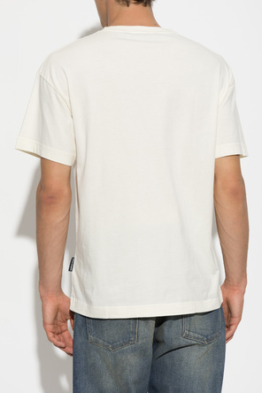 Palm Angels Tricou din bumbac cu logo aplicat