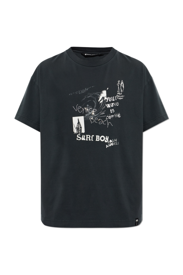 T-shirt with print od Palm Angels